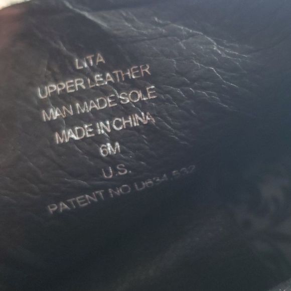 Havana Last black ankle boots with 5" wooden heel, handmade, leather, 6 - Picture 5 of 6